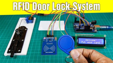 rfid based security system project pdf|door locking system using rfid.